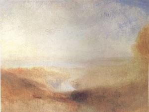 Joseph Mallord William Turner Landscape with Distant River and Bay (mk05) Germany oil painting art